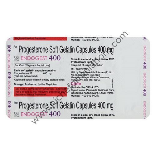 Endogest 400mg Soft Gelatin Capsule