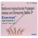 Exermet Gm Forte 1 Tablet Pr