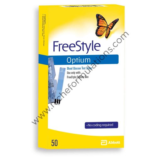 FreeStyle Optium Blood Glucose Test Strip
