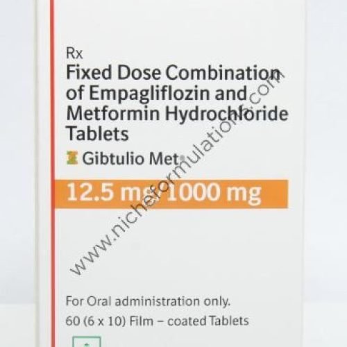Gibtulio Met 12.5mg 1000mg Tablet