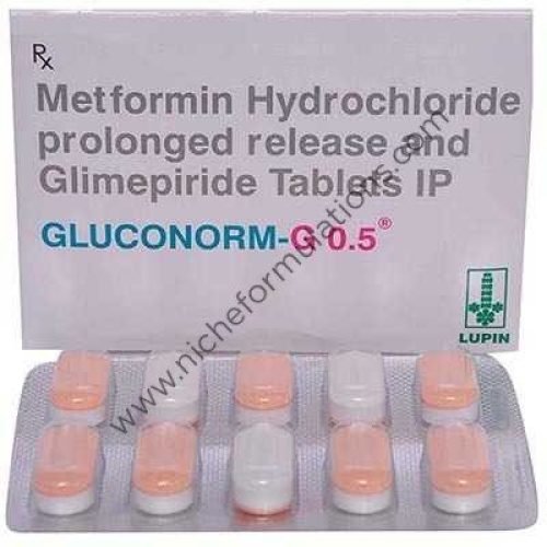 Gluconorm-G 0.5mg 500mg Tablet PR