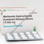 Gluconorm SR 500mg Tablet