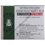 Glyciphage SR 500mg Tablet