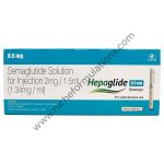 Hepaglide 0.5mg Injection (1 Multi-dose Disposable Pen, 4 Needle, 4 Alcohol Swab)