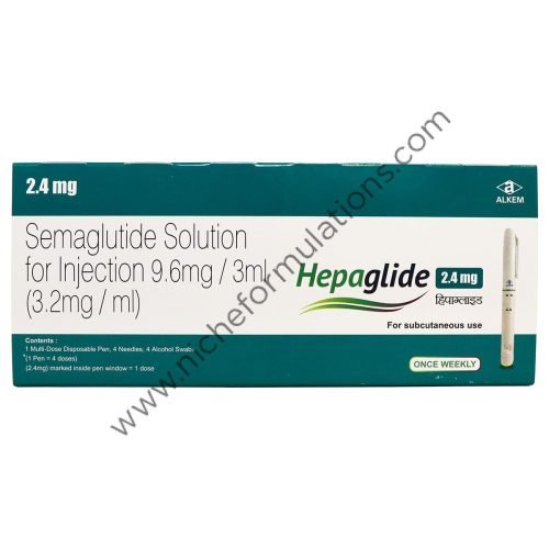 Hepaglide 2.4mg Injection (1 Multi-dose Disposable Pen, 4 Needle, 4 Alcohol Swab)