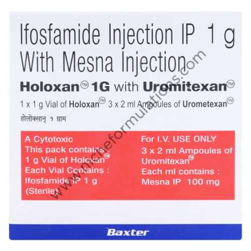 Holoxan 100mg/1gm Injection