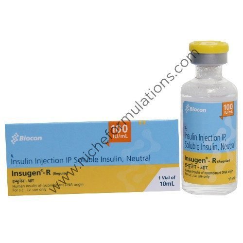 Insugen-R 100IU/ml Solution for Injection