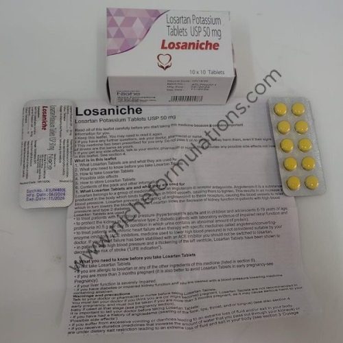 BP USP Losaniche 50mg Tablet Exporter in India