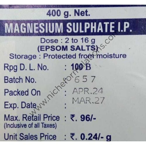 Magnesium Sulphate IP