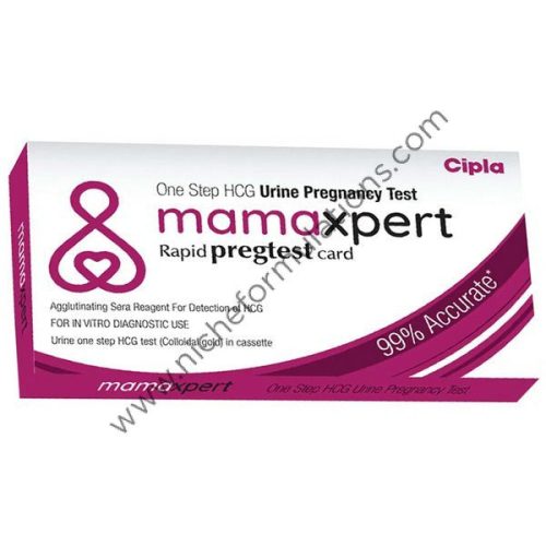 Mamaxpert Rapid Pregtest Pregnancy Test Card