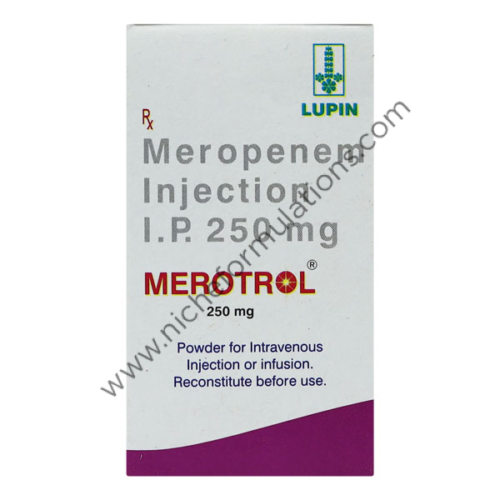 Merotrol 250mg Injection – Niche Formulations