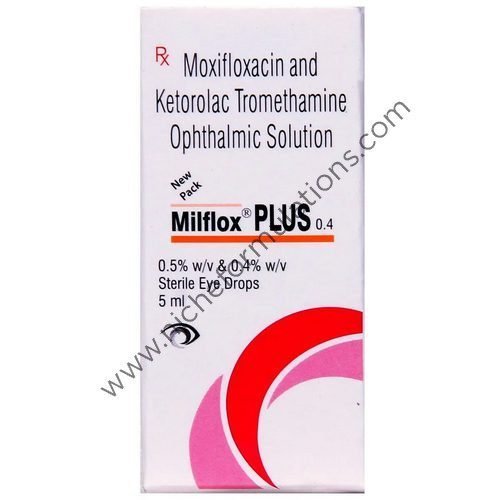 Milflox Plus 0.4 Sterlie Eye Drops