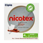 Nicotex 4mg Chewing Gums Cinnamon Sugar Free