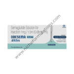 Obesema 0.25mg Injection (1 Multi-dose Disposable Pen, 4 Needles, 4 Alcohol Swabs)