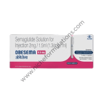 Obesema 0.5mg Injection (1 Multi-dose Disposable Pen, 4 Needles, 4 Alcohol Swabs)