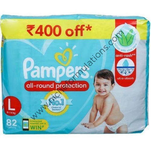 Pampers Baby-Dry Pants Diaper Large
