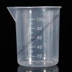 Plastic Measuring Cup Bamboo Type(Transparent)