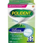Polident Antibacterial Denture Cleanser Overnight Whitening Tablet