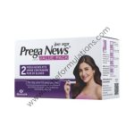 Prega News Value Pack of 2 Pair of Gloves, 2 Urine Container & 2 Prega News Kit