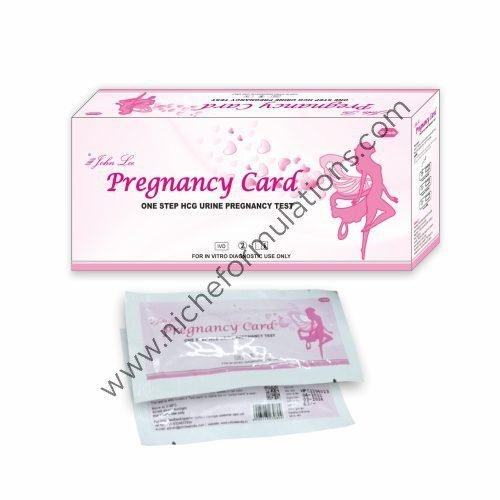 Pregnancy Card – One Step HCG Urine Pregnancy Test Kit – Niche Formulations