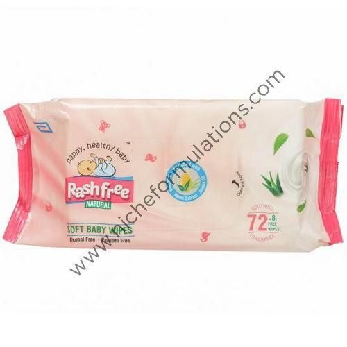 Rashfree Natural Soft Baby Wipes