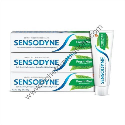 Sensodyne Fresh Mint Sensitive Toothpaste (150gm Each)