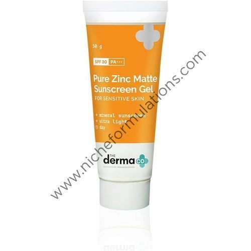 The Derma Co Pure Zinc Matte Sunscreen Gel