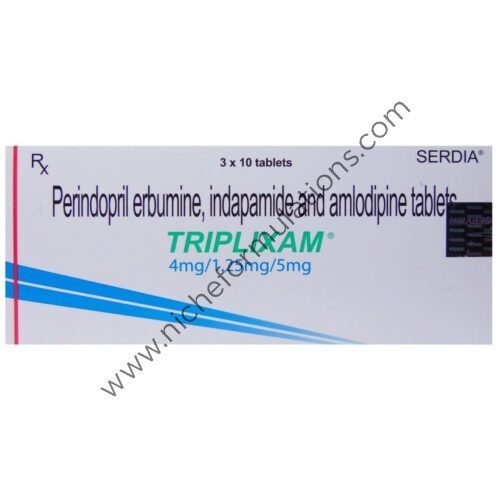 Triplixam 4mg/1.25mg/5mg Tablet