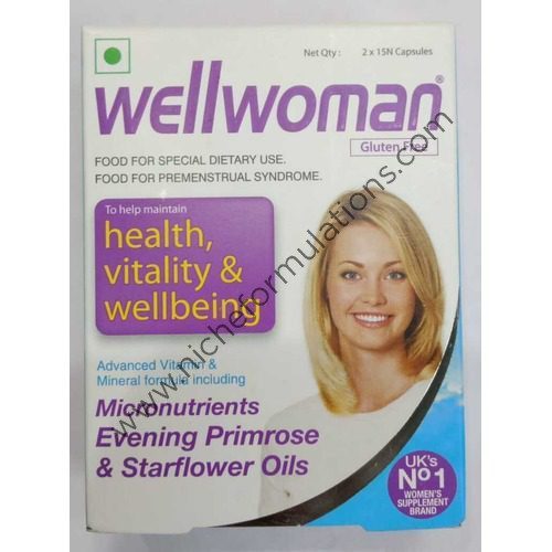 Wellwoman Veg Multivitamin Capsule Gluten Free