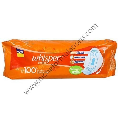 Whisper Choice Wings Sanitary Pads Long 30mm