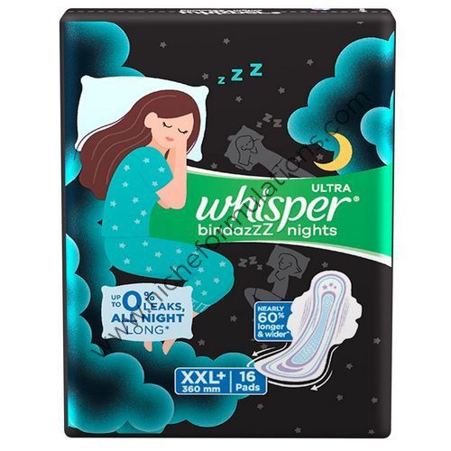 Whisper Ultra Bindazzz Nights Pads XXL+