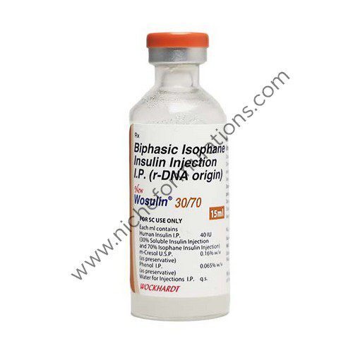 Wosulin 30/70 40IU/ml Injection