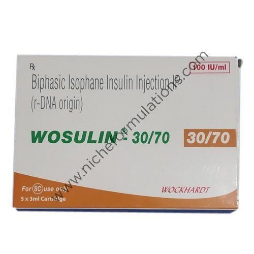 Wosulin 30/70 Suspension for Injection 100IU/ml