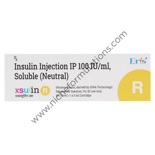 Xsulin R 100IU Injection