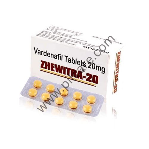 Zhewitra 20mg tablet exporter in India