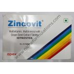 Zincovit Tablet with Multivitamin Multimineral & Grape Seed Extract