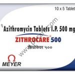 Zithrocare 500mg Tab