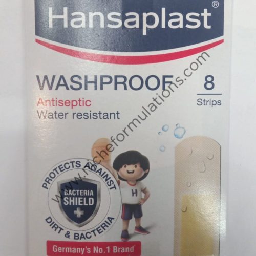 Hansaplast Washproof Medicated Dressing Band Aid, First Aid