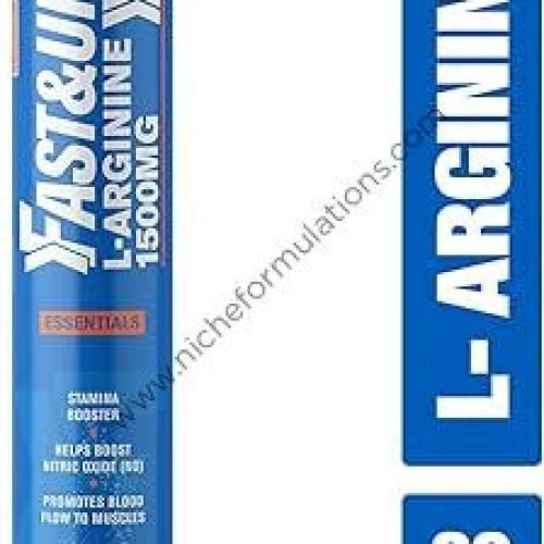 Fast&Up L-Arginine 1500mg | Effervescent Tablet for Stamina & Blood Flow | Flavour Tangy Orange
