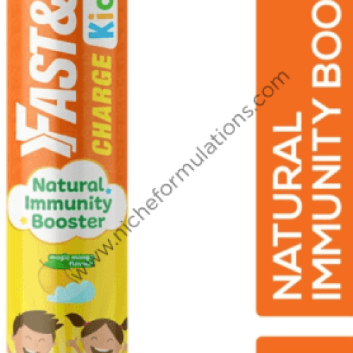 Fast&Up Charge Kidz Natural Immunity Booster | Flavour Magic Mango Effervescent Tablet